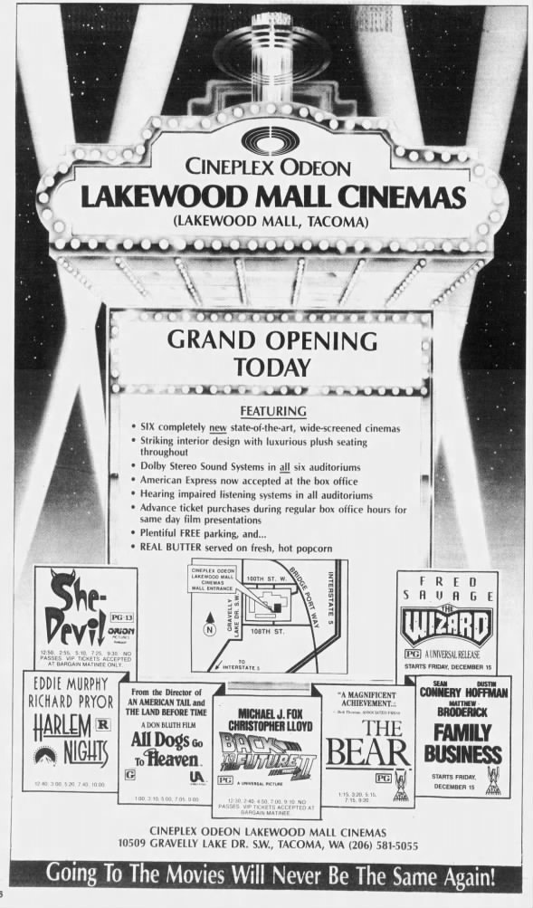 Lakewood Mall cinemas opening
