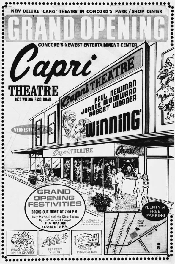 Capri Theatre opening