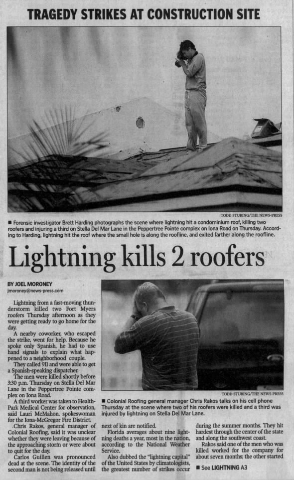 August 18, 2005 Fort Myers lightning strike