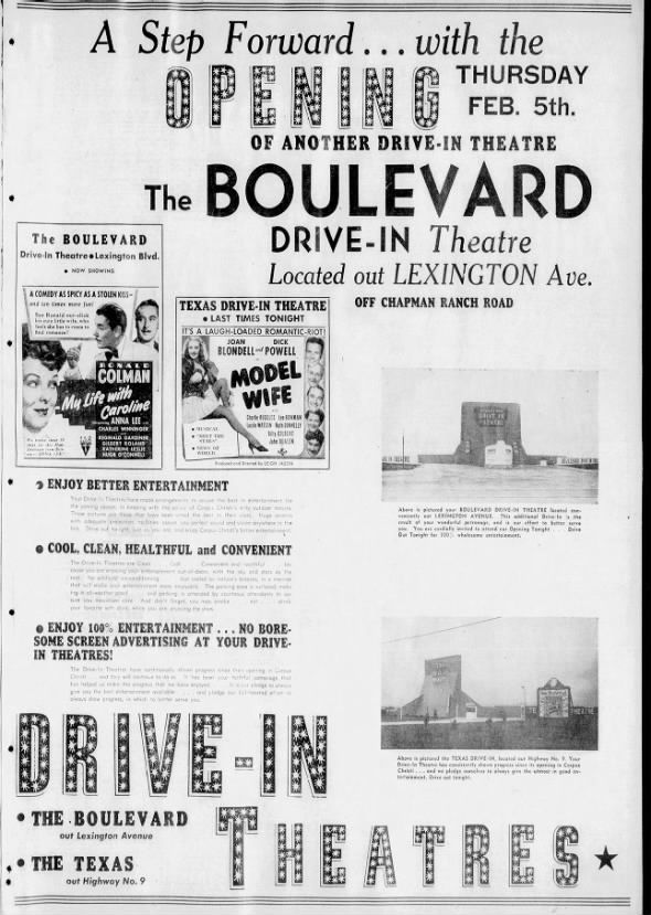 Boulevard Drive-In opening
