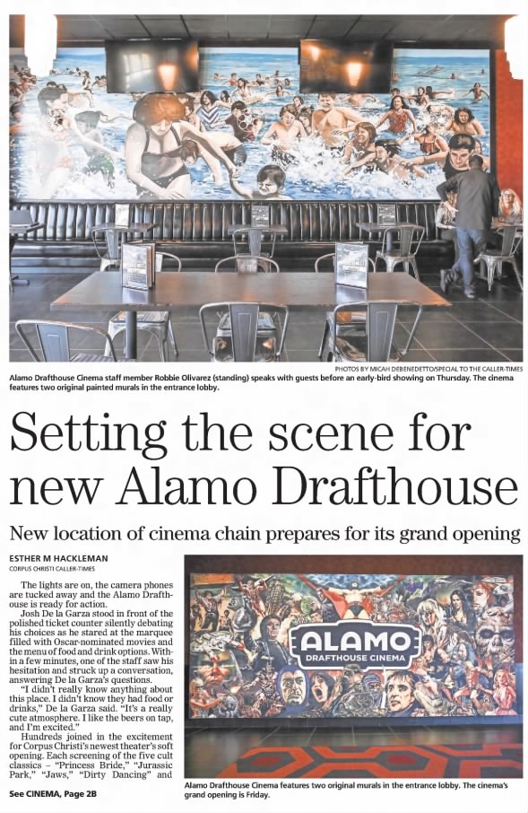 Alamo and Drafthouse opening