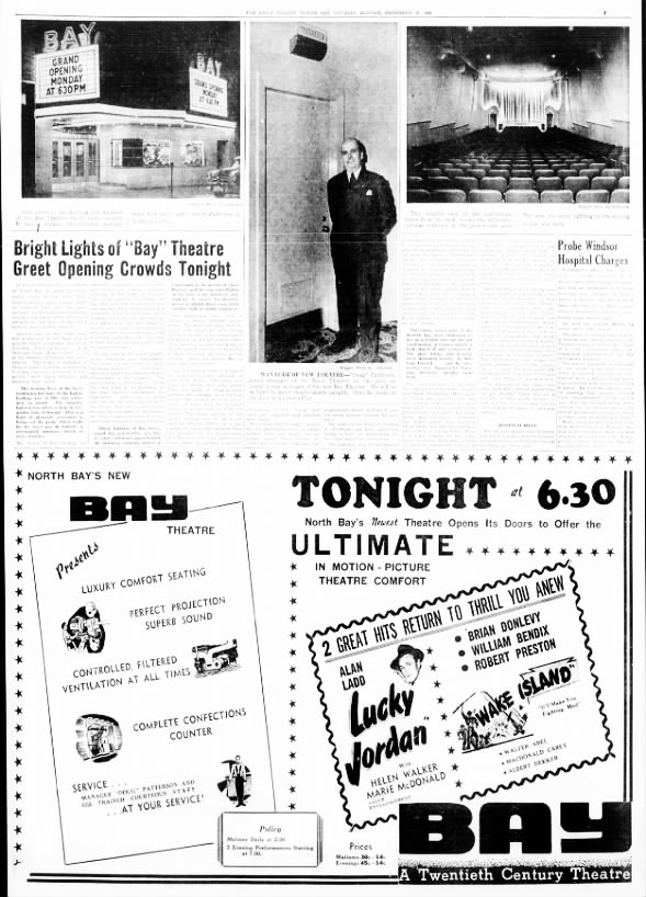 Bay Theatre opening