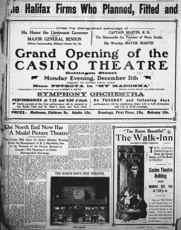 Casino Theatre opening