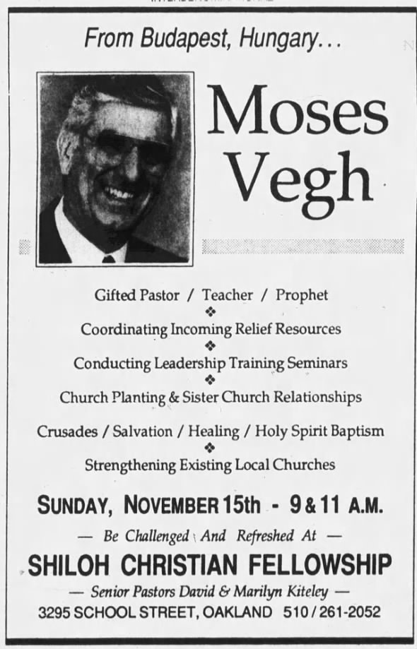 Moses Vegh (Nov 1992)