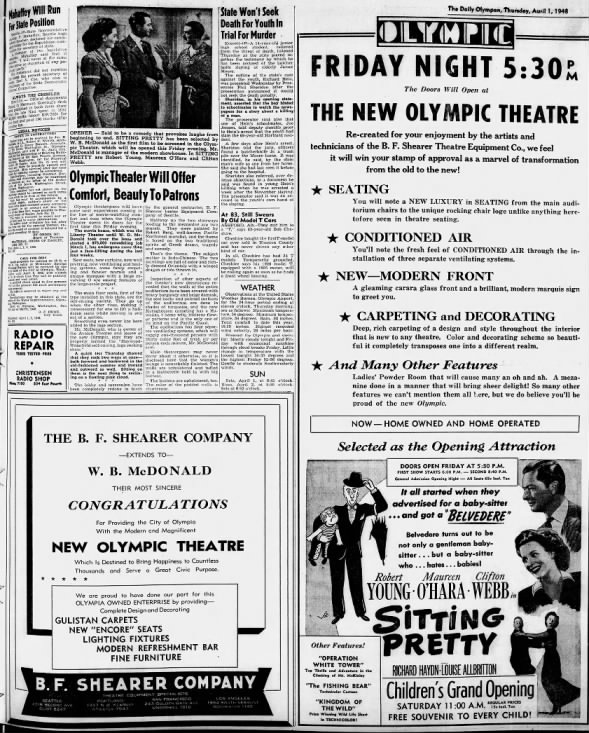 Olympic theatre opening