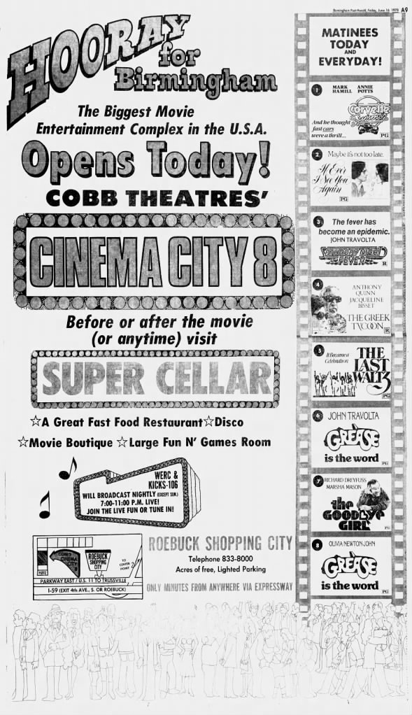 Cobb Cinema City 8 opening