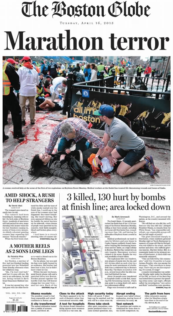 Boston bombings - Boston Globe