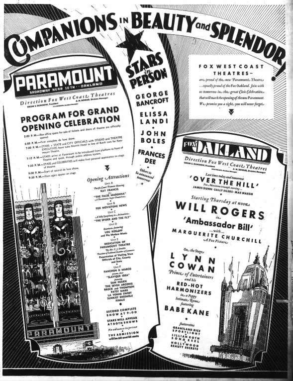 Paramount Oakland opening