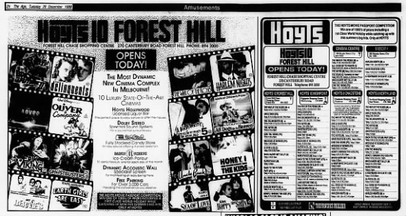 Hoyts 10 Forest Hill opening