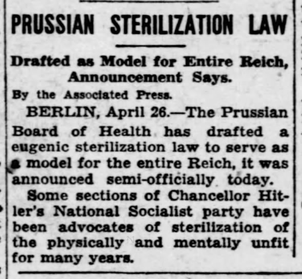 Prussian sterilization law
