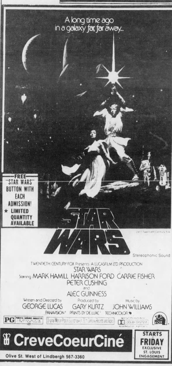 May 26, 1977: Ad for Star Wars