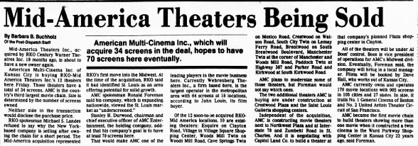 Mid-America Theatres sold to AMC