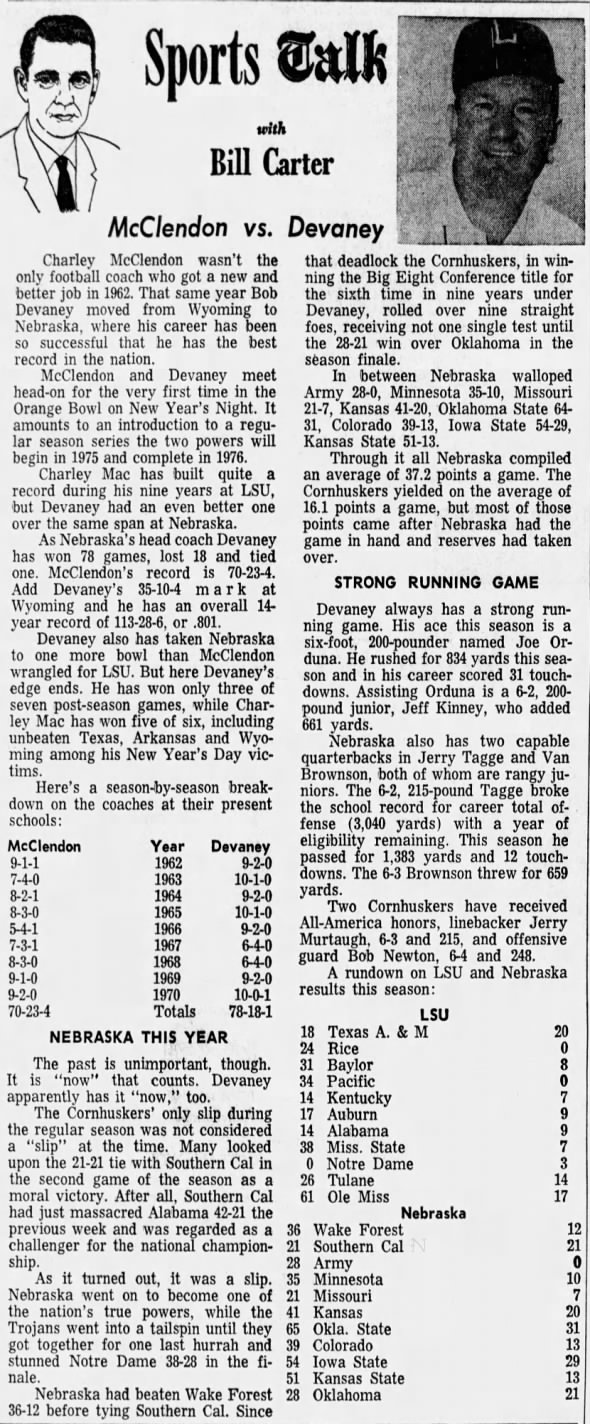 1970.12.08 Devaney vs McClendon