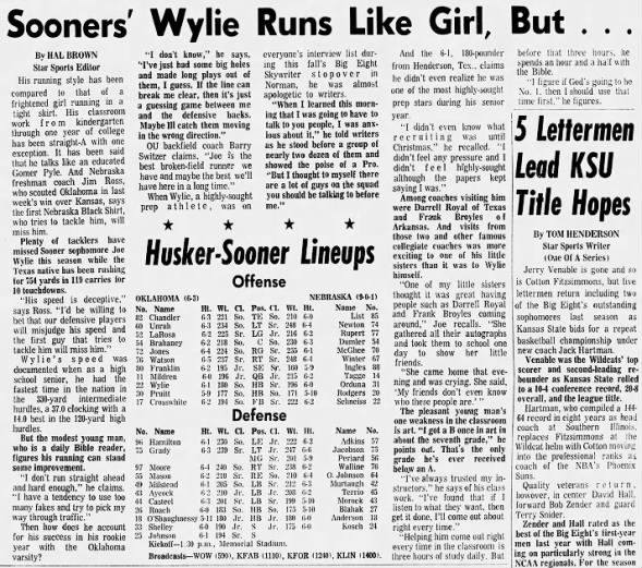 1970.11 Feature on Joe Wylie of Oklahoma