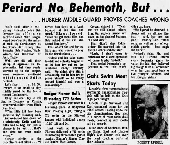 1970.10 Ed Periard feature, Colorado week