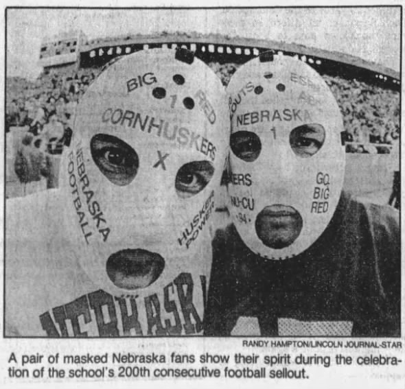 1994 Nebraska-Colorado, LJS fan photo