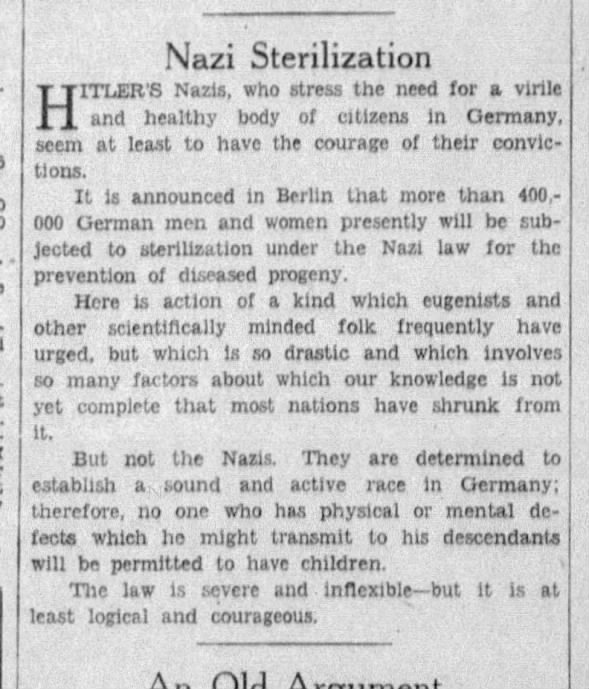 Nazi Sterilization