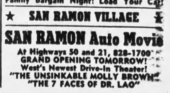 San Ramon Auto Movies opening