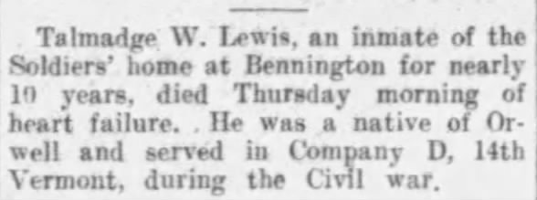Obituary for Talmadge W. Lewis