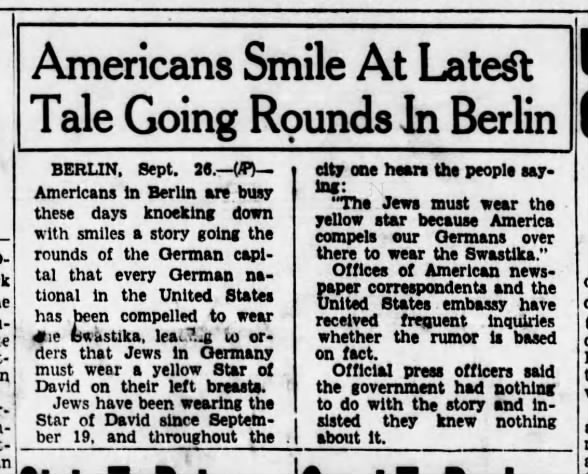 Americans Smile At Latest Tale Going Rounds In Berlin