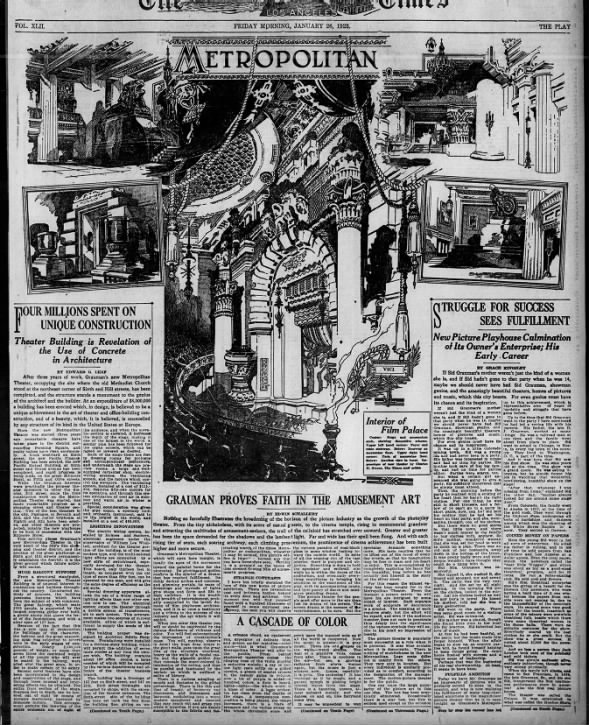 Graumans Metro Opening 1923