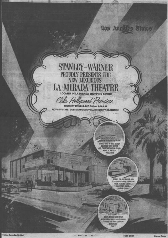 La Mirada theatre opening