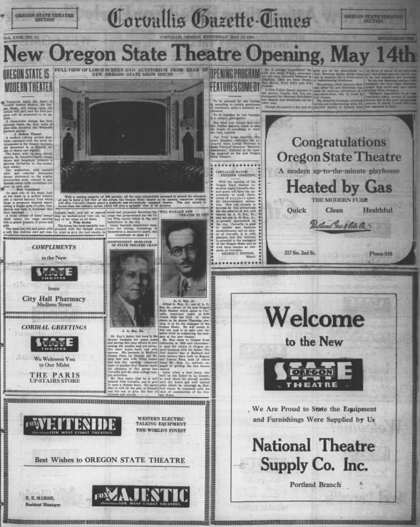 Oregon State theatre
