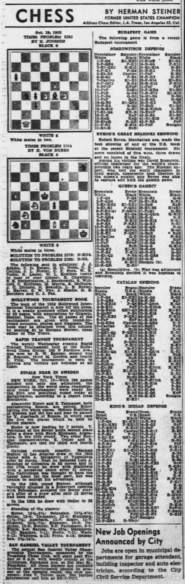 Chess by Herman Steiner