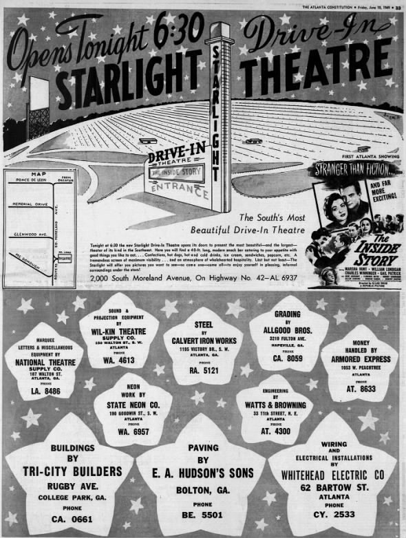 Starlight Drive-In opening