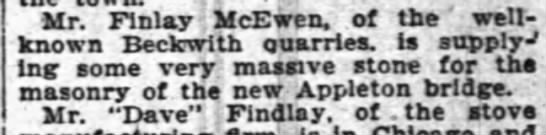  - Mr. Finlay McEwen. of the well-known well-known...