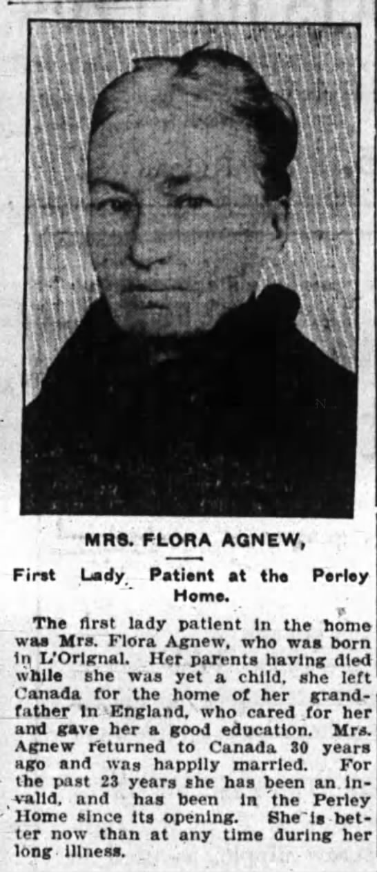  - MRS. FLORA AONEW, First Lady. Patient at the...