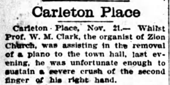  - Carleton Place ' Carleton place,' Nov. it....