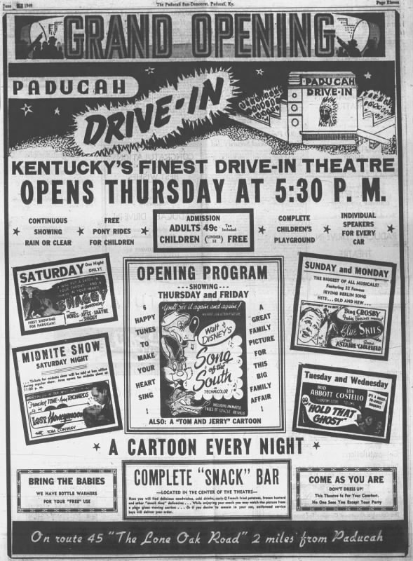 Paduach Drive In opening
