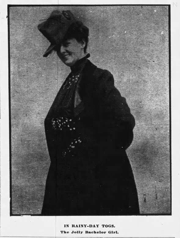 Bachelor girl photo, 1902