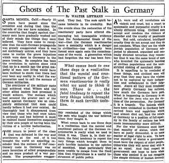 Ghosts of The Past Stalk in Germany