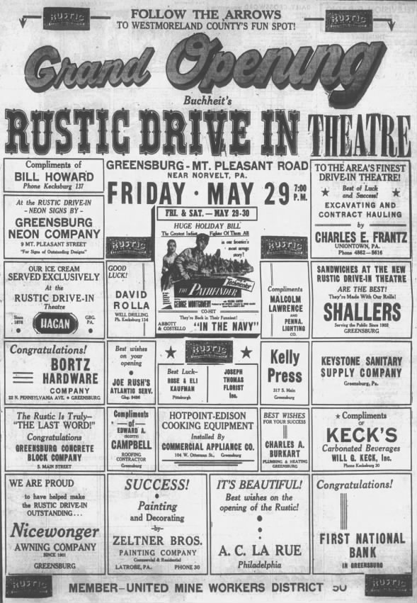 Rustic drive in opening