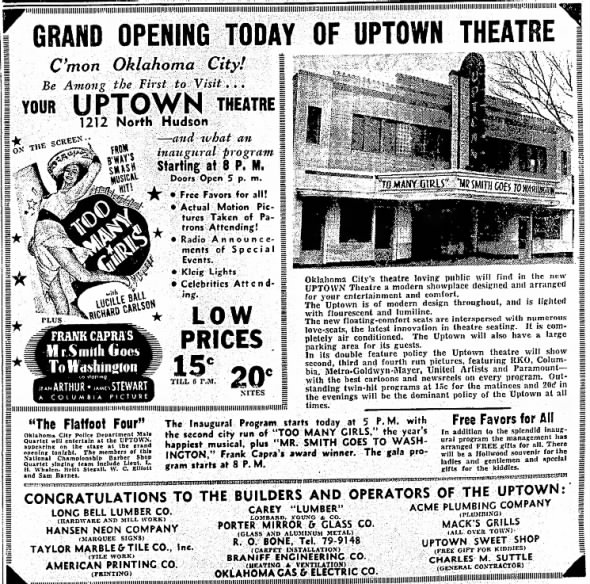 Uptown theatre opening