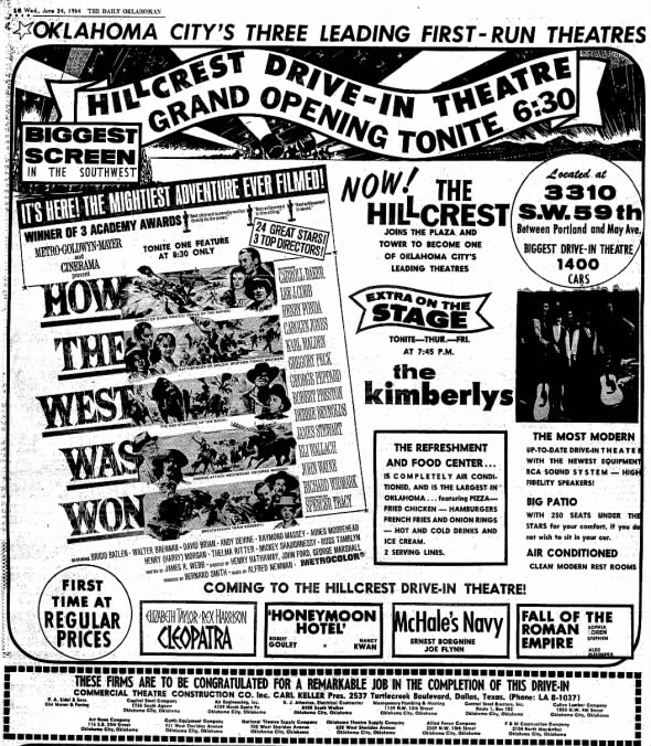 Hillcrest Drive-In opening
