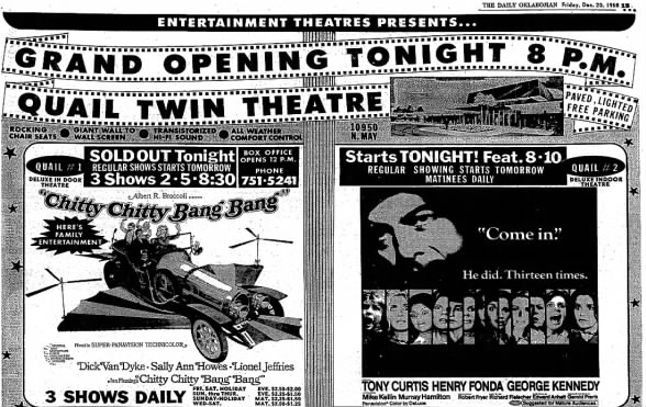 Quail Twin Theatre opening