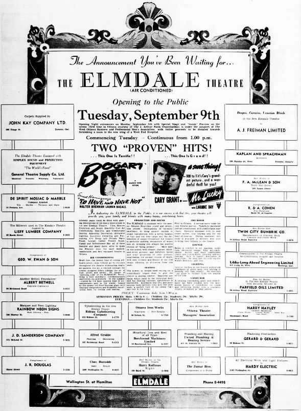 Elmdale theatre opening