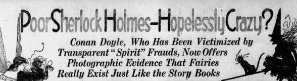Poor Sherlock Holmes - Hopelessly Crazy?