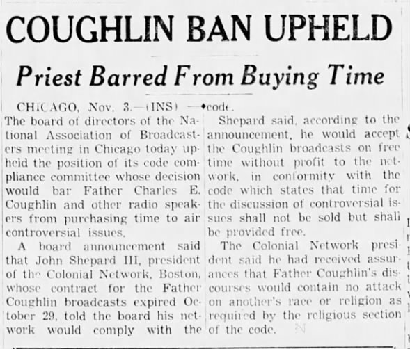 Coughlin Ban Upheld