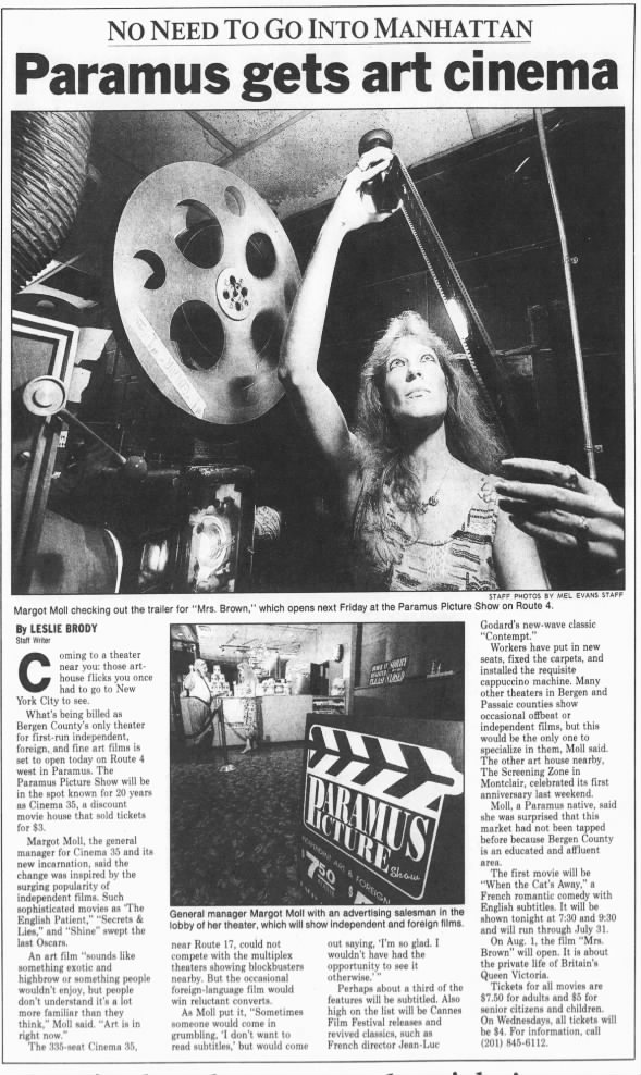 Paramus Picture Show opening article
