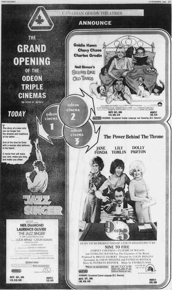 Odeon Triple Cinemas opening