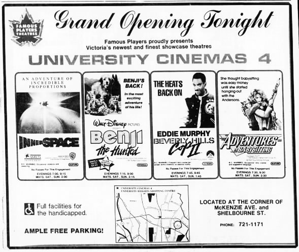 University Cinemas 4 opening
