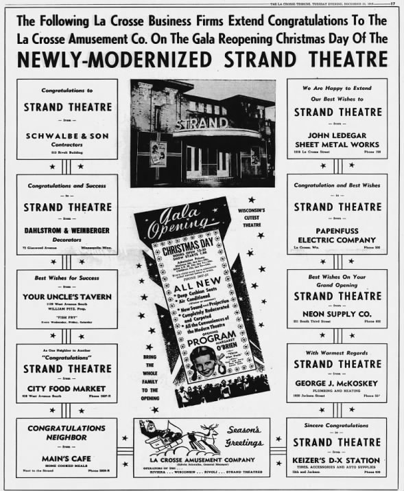 Strand theatre reopening