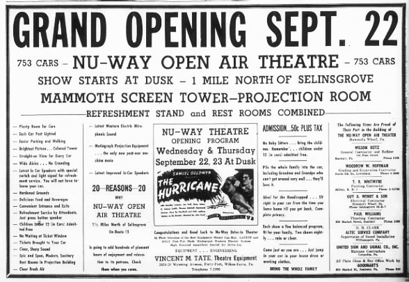 Nu-Way Open Air theatre opening