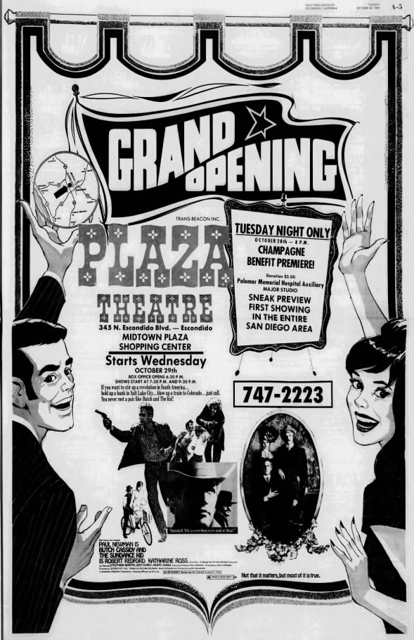 Plaza theatre opening in Escondido