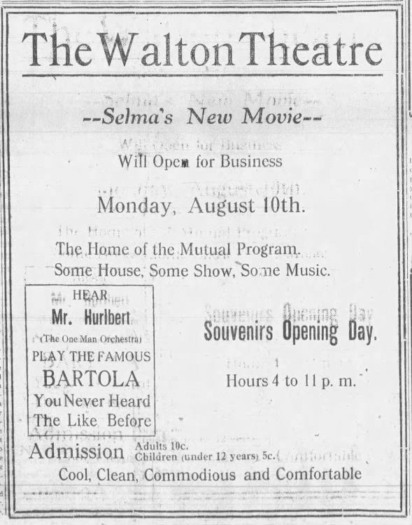 Walton theatre opening
