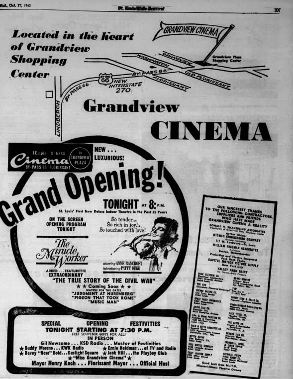 Grandview cinema opening